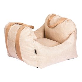 Fashion Creative Portable Car Kennel (Option: Light Brown-44CMx52CMx52CM)